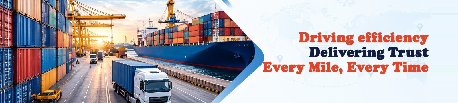 Driving efficiency Delivering Trust Every Mile, Every Time - Snehal Logistics